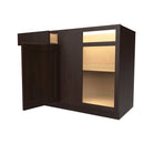 Luxor Espresso - Blind Base Cabinet | 45" W x 34.5"H x 24"D Load image into Gallery viewer, Luxor Espresso - Blind Base Cabinet | 45" W x 34.5"H x 24"D
