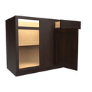 Luxor Espresso - Blind Base Cabinet | 45" W x 34.5"H x 24"D Load image into Gallery viewer, Luxor Espresso - Blind Base Cabinet | 45" W x 34.5"H x 24"D