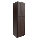 Luxor Espresso - Double Door Utility Cabinet | 24"W x 90"H x 24"D Load image into Gallery viewer, Luxor Espresso - Double Door Utility Cabinet | 24"W x 90"H x 24"D