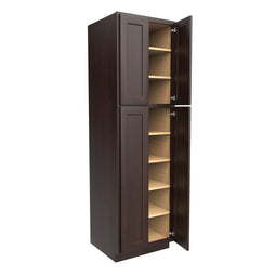 Luxor Espresso - Double Door Utility Cabinet | 24 Luxor Espresso - Double Door Utility Cabinet | 24