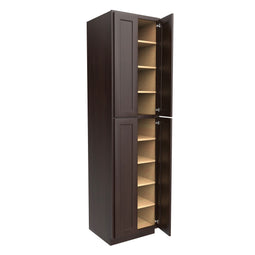 Luxor Espresso - Double Door Utility Cabinet | 24 Luxor Espresso - Double Door Utility Cabinet | 24