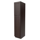 Luxor Espresso - Utility Cabinet | 18"W x 96"H x 24"D Load image into Gallery viewer, Luxor Espresso - Utility Cabinet | 18"W x 96"H x 24"D