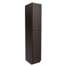 Luxor Espresso - Utility Cabinet | 18"W x 96"H x 24"D Load image into Gallery viewer, Luxor Espresso - Utility Cabinet | 18"W x 96"H x 24"D