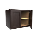 24 inch Deep Wall Cabinet | 30"W x 24"H x 24"D | RTA Luxor Espresso Load image into Gallery viewer, 24 inch Deep Wall Cabinet | 30"W x 24"H x 24"D | RTA Luxor Espresso