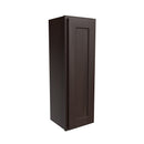 Single Door Wall Cabinet | 12"W x 36"H x 12"D | RTA Luxor Espresso Load image into Gallery viewer, Single Door Wall Cabinet | 12"W x 36"H x 12"D | RTA Luxor Espresso