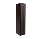 Single Door Wall Cabinet | 9"W x 42"H x 12"D | RTA Luxor Espresso Load image into Gallery viewer, Single Door Wall Cabinet | 9"W x 42"H x 12"D | RTA Luxor Espresso