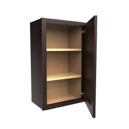 Luxor Espresso - Single Door Wall Cabinet | 18 Luxor Espresso - Single Door Wall Cabinet | 18