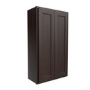 Luxor Espresso - Double Door Wall Cabinet | 24"W x 42"H x 12"D Load image into Gallery viewer, Luxor Espresso - Double Door Wall Cabinet | 24"W x 42"H x 12"D