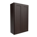 Luxor Espresso - Double Door Wall Cabinet | 27"W x 42"H x 12"D Load image into Gallery viewer, Luxor Espresso - Double Door Wall Cabinet | 27"W x 42"H x 12"D