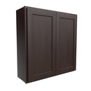 2 Door Wall Cabinet | 36"W x 36"H x 12"D | RTA Luxor Espresso Load image into Gallery viewer, 2 Door Wall Cabinet | 36"W x 36"H x 12"D | RTA Luxor Espresso