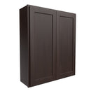 2 Door Wall Cabinet | 36"W x 42"H x 12"D | RTA Luxor Espresso Load image into Gallery viewer, 2 Door Wall Cabinet | 36"W x 42"H x 12"D | RTA Luxor Espresso