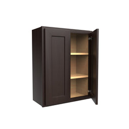 Luxor Espresso - Double Door Wall Cabinet | 24 Luxor Espresso - Double Door Wall Cabinet | 24