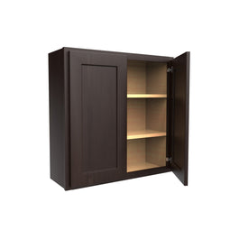 Luxor Espresso - Double Door Wall Cabinet | 30 Luxor Espresso - Double Door Wall Cabinet | 30