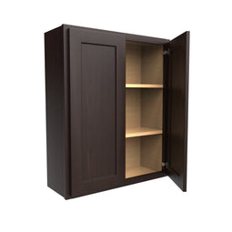 Luxor Espresso - Double Door Wall Cabinet | 30 Luxor Espresso - Double Door Wall Cabinet | 30