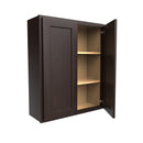 36 inch Wall Cabinet | 30"W x 36"H x 12"D | RTA Luxor Espresso Load image into Gallery viewer, 36 inch Wall Cabinet | 30"W x 36"H x 12"D | RTA Luxor Espresso