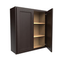 Luxor Espresso - Double Door Wall Cabinet | 33"W x 36"H x 12"D Load image into Gallery viewer, Luxor Espresso - Double Door Wall Cabinet | 33"W x 36"H x 12"D