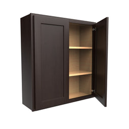 Luxor Espresso - Double Door Wall Cabinet | 33 Luxor Espresso - Double Door Wall Cabinet | 33