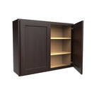 Luxor Espresso - Double Door Wall Cabinet | 39"W x 30"H x 12"D Load image into Gallery viewer, Luxor Espresso - Double Door Wall Cabinet | 39"W x 30"H x 12"D