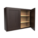 Luxor Espresso - Double Door Wall Cabinet | 42"W x 30"H x 12"D Load image into Gallery viewer, Luxor Espresso - Double Door Wall Cabinet | 42"W x 30"H x 12"D