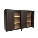 Luxor Espresso - Double Door Wall Cabinet | 48"W x 30"H x 12"D Load image into Gallery viewer, Luxor Espresso - Double Door Wall Cabinet | 48"W x 30"H x 12"D