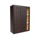 Luxor Espresso - Blind Wall Cabinet | 27"W x 36"H x 12"D Load image into Gallery viewer, Luxor Espresso - Blind Wall Cabinet | 27"W x 36"H x 12"D