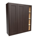 Luxor Espresso - Blind Wall Cabinet | 39"W x 42"H x 12"D Load image into Gallery viewer, Luxor Espresso - Blind Wall Cabinet | 39"W x 42"H x 12"D
