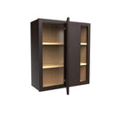 Blind Corner Wall Cabinet | 27"W x 30"H x 12"D | RTA Luxor Espresso Load image into Gallery viewer, Blind Corner Wall Cabinet | 27"W x 30"H x 12"D | RTA Luxor Espresso