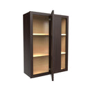 Luxor Espresso - Blind Wall Cabinet | 27"W x 36"H x 12"D Load image into Gallery viewer, Luxor Espresso - Blind Wall Cabinet | 27"W x 36"H x 12"D