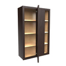 Luxor Espresso - Blind Wall Cabinet | 27"W x 42"H x 12"D Load image into Gallery viewer, Luxor Espresso - Blind Wall Cabinet | 27"W x 42"H x 12"D