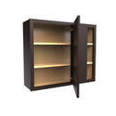 Blind Corner Wall Cabinet | 36"W x 30"H x 12"D | RTA Luxor Espresso Load image into Gallery viewer, Blind Corner Wall Cabinet | 36"W x 30"H x 12"D | RTA Luxor Espresso