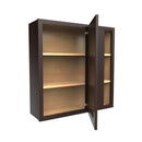 Luxor Espresso - Blind Wall Cabinet | 36"W x 36"H x 12"D Load image into Gallery viewer, Luxor Espresso - Blind Wall Cabinet | 36"W x 36"H x 12"D