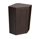 Corner Wall Cabinet | 24"W x 42"H x 12"D | RTA Luxor Espresso Load image into Gallery viewer, Corner Wall Cabinet | 24"W x 42"H x 12"D | RTA Luxor Espresso