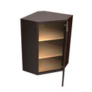 Corner Wall Cabinet | 24"W x 36"H x 12"D | RTA Luxor Espresso Load image into Gallery viewer, Corner Wall Cabinet | 24"W x 36"H x 12"D | RTA Luxor Espresso