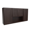 Luxor Espresso - 60"W x 30"H | Wall Cabinet Load image into Gallery viewer, Luxor Espresso - 60"W x 30"H | Wall Cabinet