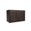 Luxor Espresso - Double Door Wall Cabinet | 24"W x 15"H x 12"D Load image into Gallery viewer, Luxor Espresso - Double Door Wall Cabinet | 24"W x 15"H x 12"D