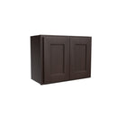 18 inch Wall Cabinet | 24"W x 18"H x 12"D | RTA Luxor Espresso Load image into Gallery viewer, 18 inch Wall Cabinet | 24"W x 18"H x 12"D | RTA Luxor Espresso