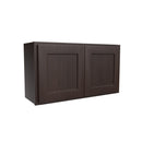 Luxor Espresso - Double Door Wall Cabinet | 33"W x 18"H x 12"D Load image into Gallery viewer, Luxor Espresso - Double Door Wall Cabinet | 33"W x 18"H x 12"D