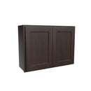 2 Door Wall Cabinet | 33"W x 24"H x 12"D | RTA Luxor Espresso Load image into Gallery viewer, 2 Door Wall Cabinet | 33"W x 24"H x 12"D | RTA Luxor Espresso