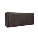 Luxor Espresso - Double Door Wall Cabinet | 36"W x 15"H x 12"D Load image into Gallery viewer, Luxor Espresso - Double Door Wall Cabinet | 36"W x 15"H x 12"D
