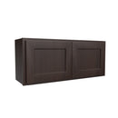 2 Door Wall Cabinet | 36"W x 15"H x 12"D | RTA Luxor Espresso Load image into Gallery viewer, 2 Door Wall Cabinet | 36"W x 15"H x 12"D | RTA Luxor Espresso