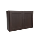 Luxor Espresso - Double Door Wall Cabinet | 36"W x 24"H x 12"D Load image into Gallery viewer, Luxor Espresso - Double Door Wall Cabinet | 36"W x 24"H x 12"D