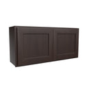 Luxor Espresso - Double Door Wall Cabinet | 39"W x 18"H x 12"D Load image into Gallery viewer, Luxor Espresso - Double Door Wall Cabinet | 39"W x 18"H x 12"D