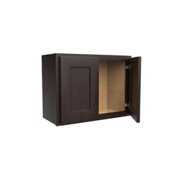 Luxor Espresso - Double Door Wall Cabinet | 24 Luxor Espresso - Double Door Wall Cabinet | 24