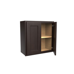 Luxor Espresso - Double Door Wall Cabinet | 24 Luxor Espresso - Double Door Wall Cabinet | 24