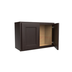 Luxor Espresso - Double Door Wall Cabinet | 27 Luxor Espresso - Double Door Wall Cabinet | 27