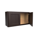Luxor Espresso - Double Door Wall Cabinet | 33"W x 18"H x 12"D Load image into Gallery viewer, Luxor Espresso - Double Door Wall Cabinet | 33"W x 18"H x 12"D