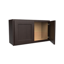 Luxor Espresso - Double Door Wall Cabinet | 33 Luxor Espresso - Double Door Wall Cabinet | 33