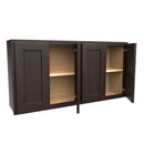 RTA Luxor Espresso - 48"W x 24"H | Wall Cabinet Load image into Gallery viewer, RTA Luxor Espresso - 48"W x 24"H | Wall Cabinet