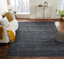 Meridian Charcoal 6 ft. x 9 ft. Area Rug Load image into Gallery viewer, Meridian Charcoal 6 ft. x 9 ft. Area Rug