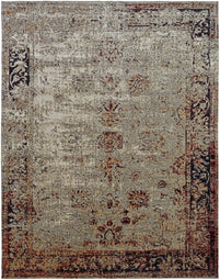 Modena Vintage Grey 7 ft. 9 in. x 9 ft. 9 in. Indoor/Outdoor Area Rug Modena Vintage Grey 7 ft. 9 in. x 9 ft. 9 in. Indoor/Outdoor Area Rug